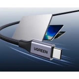 Кабель USB Type-C - USB Type-C, 1м, UGREEN L520 Space Gray (55517)