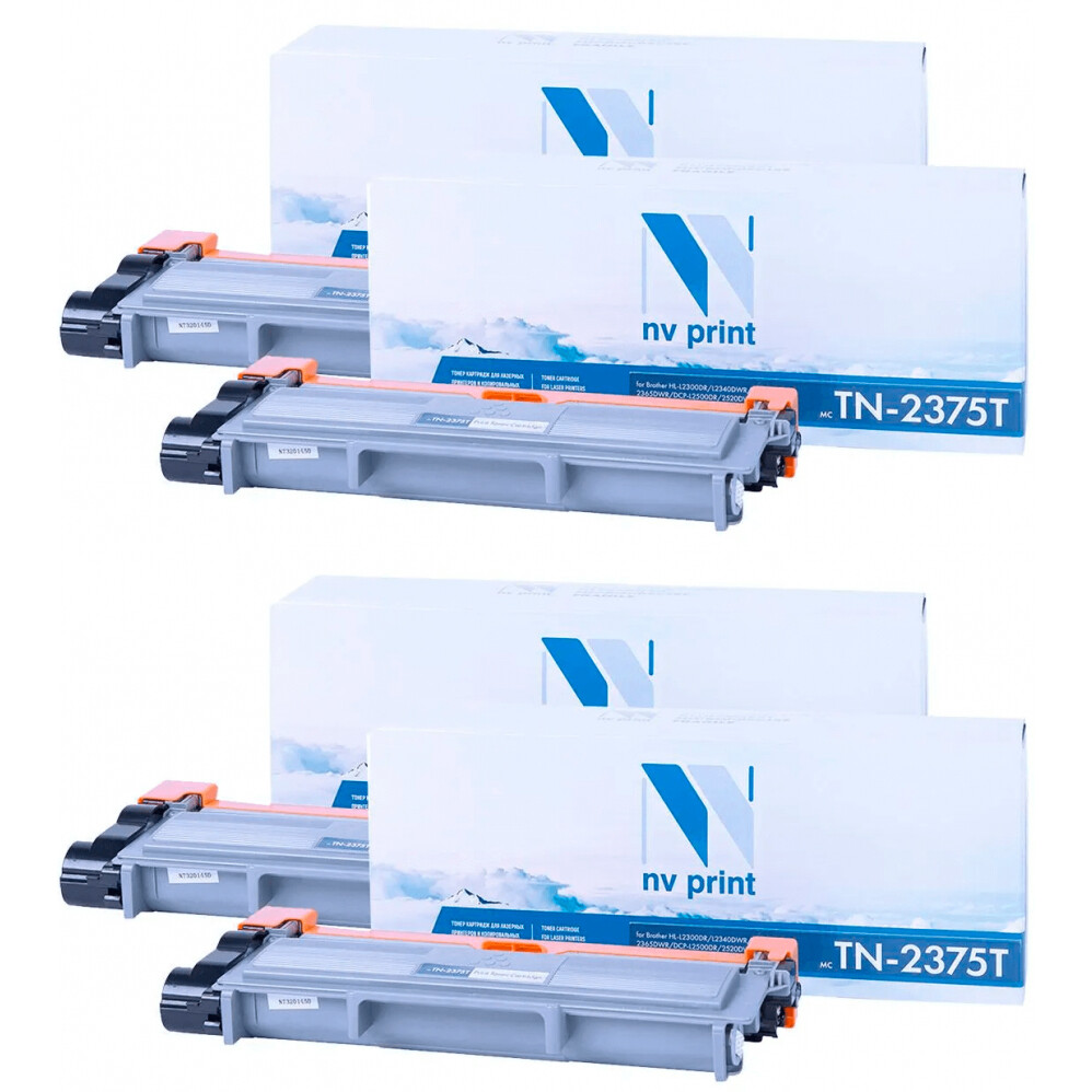 Картридж NV Print TN2375T-SET4 Black - NV-TN-2375T-SET4