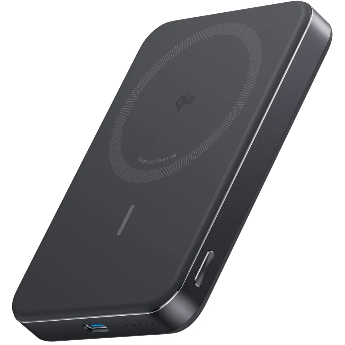 Внешний аккумулятор Anker MagGo Power Bank (10K, Slim) Black Stone - A1664H11