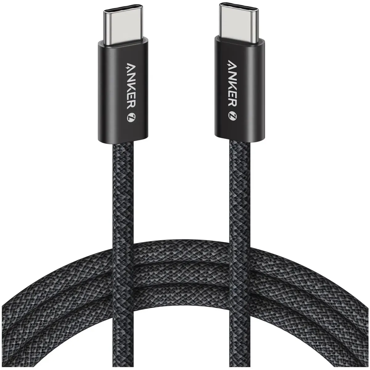 Кабель USB Type-C - USB Type-C, 1.8м, Anker Zolo Black - A8060H12