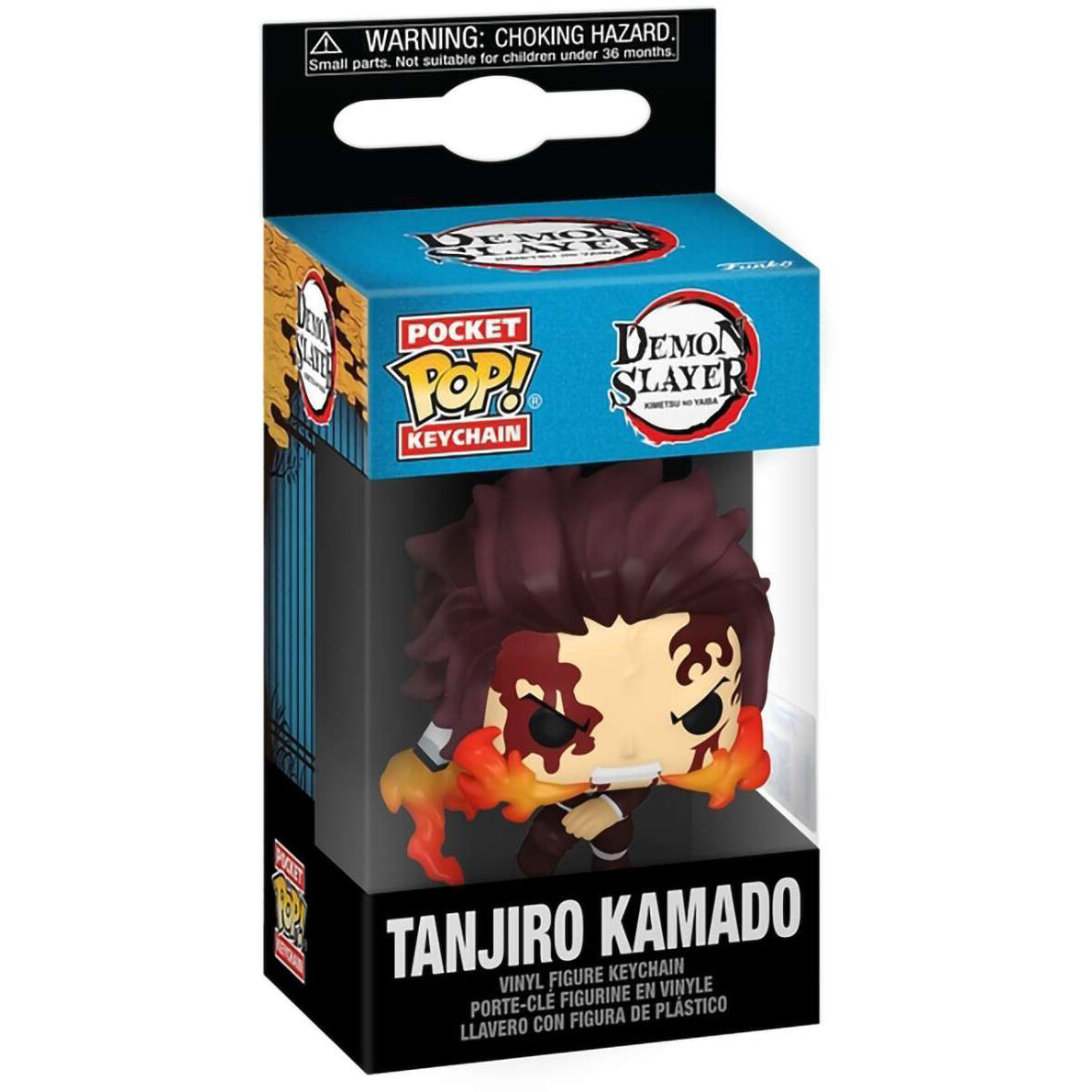 Брелок Funko Pocket POP! Demon Slayer Tanjiro Kamado (Dancing Flash) - 88209 - фото 2