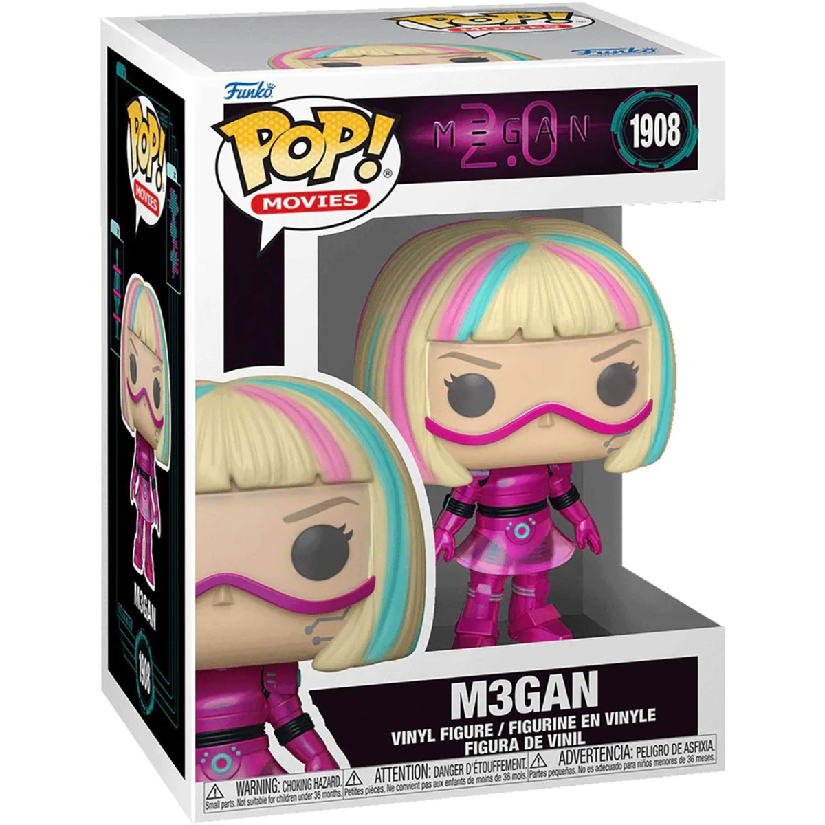 Фигурка Funko POP! Movies M3GAN 2.0 M3GAN (Cyberpunk) - 85641 - фото 2