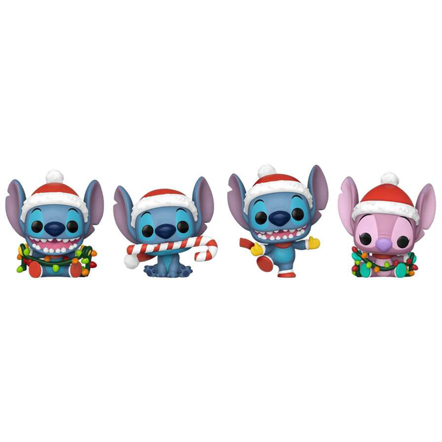 Фигурка Funko Pocket POP! Holiday Tree Disney Lilo & Stitch 4PK (86092)