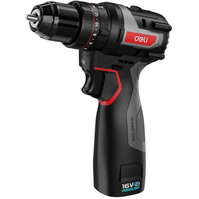 Дрель-шуруповёрт Deli DE-CZ16-1A2