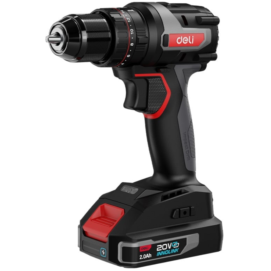 Дрель-шуруповёрт Deli DE-CZ20-1D2