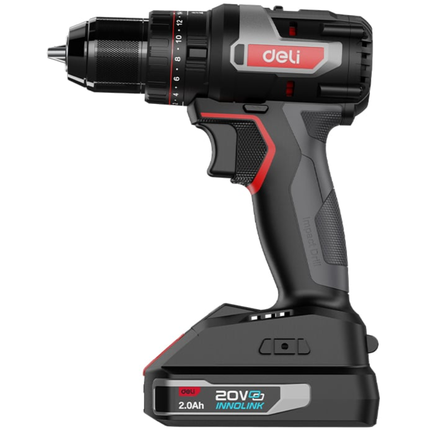 Дрель-шуруповёрт Deli DE-CZ20-1D2 - фото 2