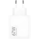 Сетевое зарядное устройство Xiaomi 67W HyperCharge Power Adapter (Type-A) White (BHR07SKEU)