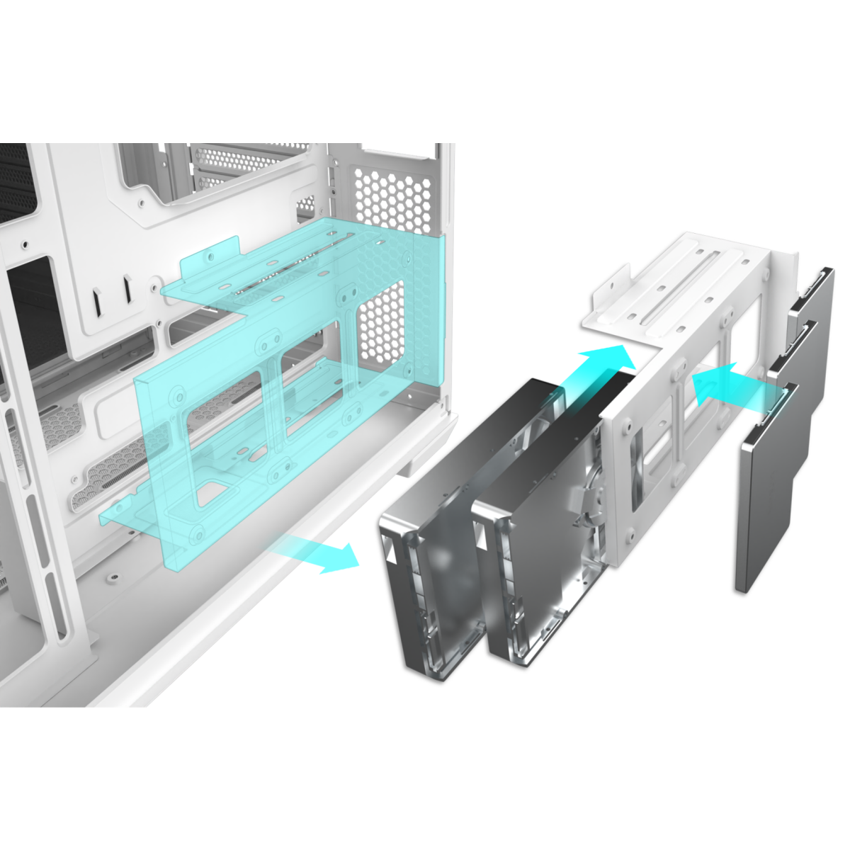 Корпус Raijintek Atreus BT7 White - 0R20B00256 - фото 7