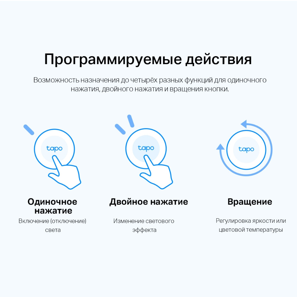 Беспроводная кнопка управления TP-Link Tapo S200B - фото 2