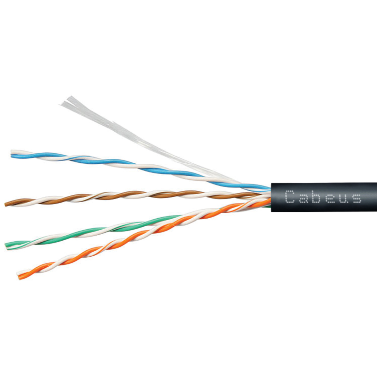 Бухта Cabeus UTP-4P-Cat.5e-SOLID-LSZH-BK-20, 20м