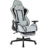 Игровое кресло Бюрократ Zombie Drift/F Grey/Blue (ZOMBIE DRIFT/F GBL)