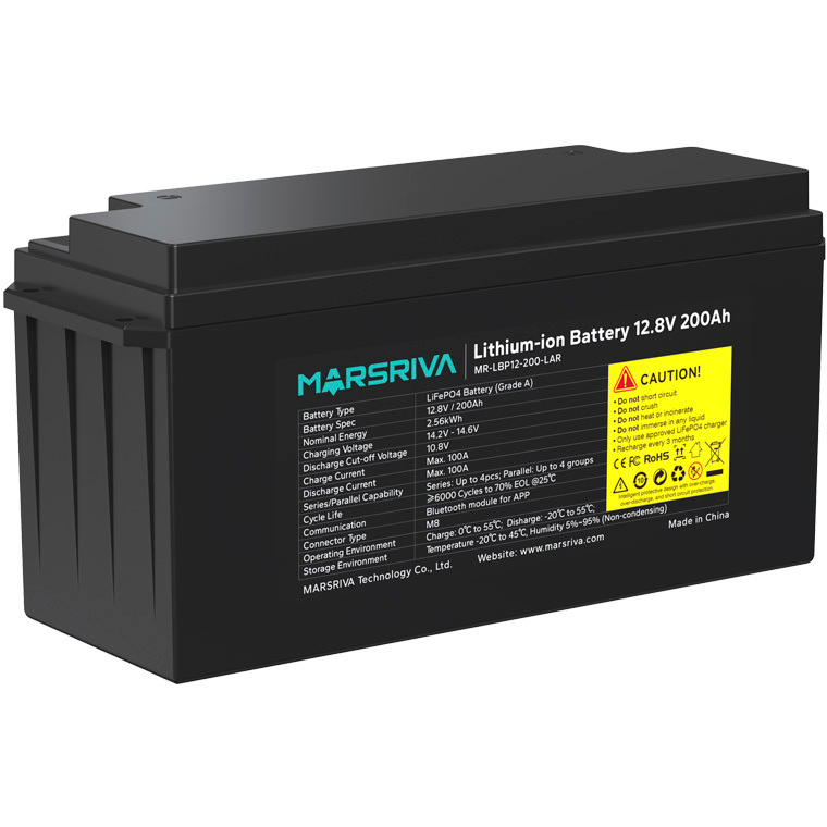 Аккумуляторная батарея MARSRIVA MR-LBP12-200-LAR - фото 2