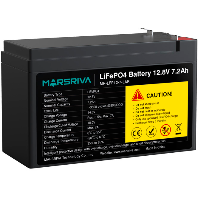 Аккумуляторная батарея MARSRIVA MR-LFP12-7-LAR - фото 2