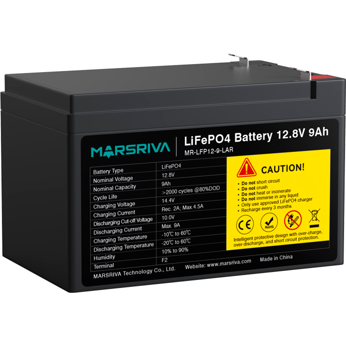 Аккумуляторная батарея MARSRIVA MR-LFP12-9-LAR - фото 2