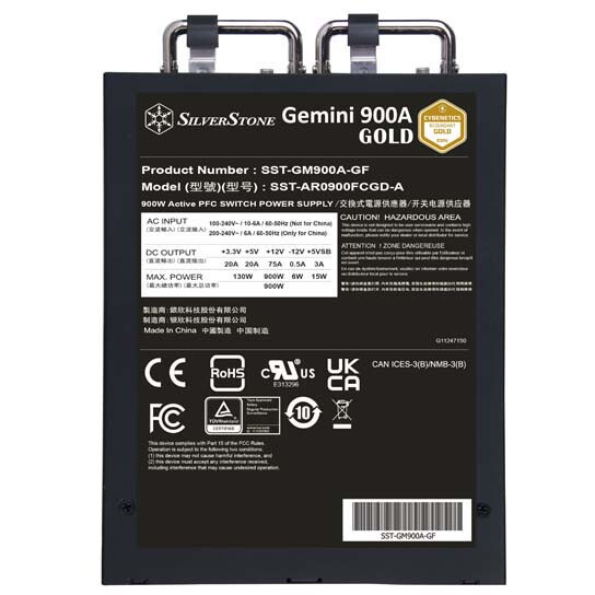 Блок питания Silverstone Gemini 900A Gold 900W - SST-GM900A-GF - фото 6