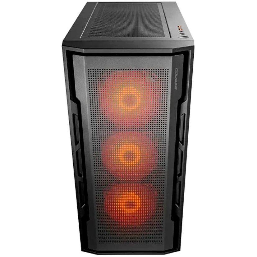 ..... Корпус Cougar Uniface X RGB Black (0316) Б/У без передних вентиляторов - фото 9