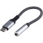 Переходник USB Type-C - 3.5 Jack (F), 0.15м, Cablexpert CCA-UC3.5F-AL