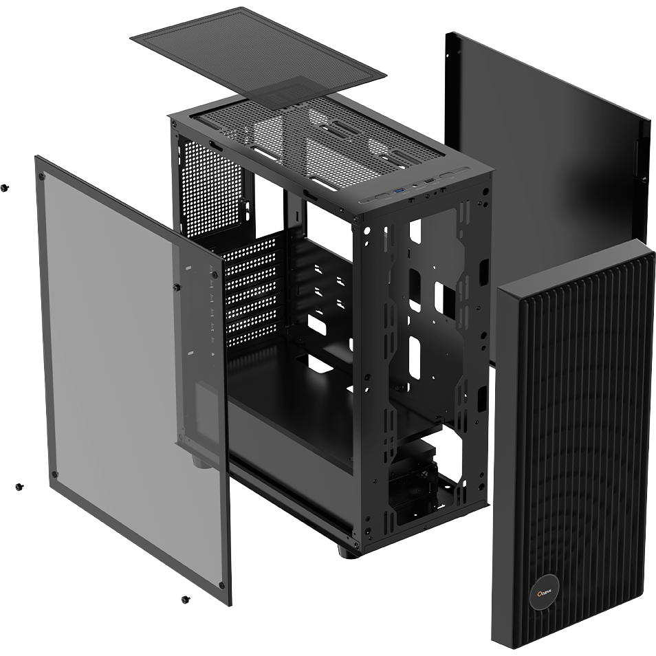 Корпус Ocypus Gamma C70 BK - Gamma-C70-BKG000XX-GL - фото 8