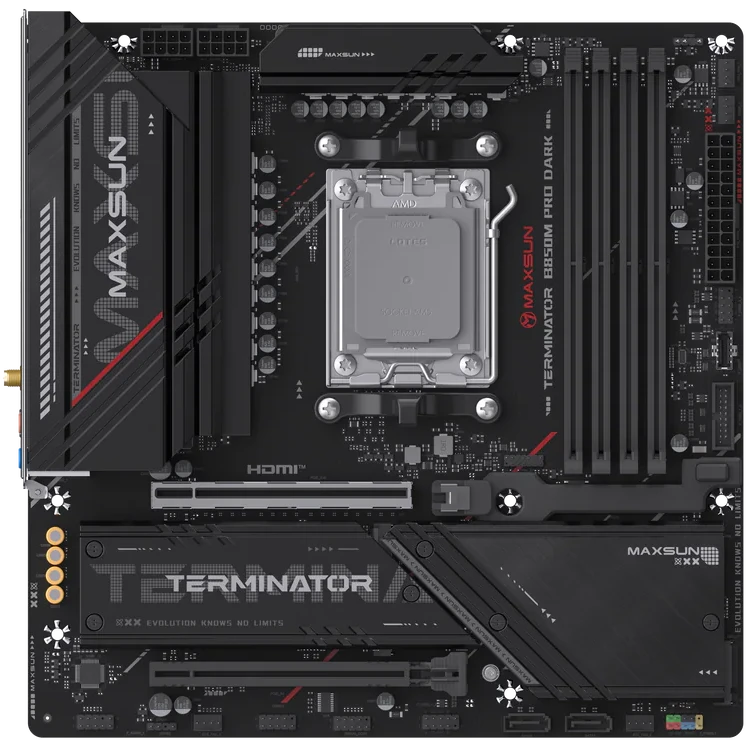Материнская плата Maxsun Terminator B850M PRO DARK WIFI - MS-Terminator B850M PRO DARK WIFI