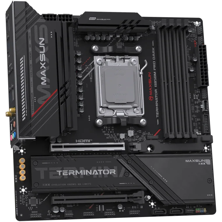 Материнская плата Maxsun Terminator B850M PRO DARK WIFI - MS-Terminator B850M PRO DARK WIFI - фото 2