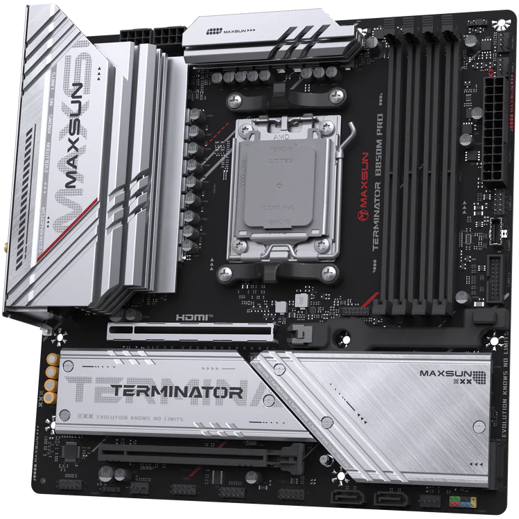 Материнская плата Maxsun Terminator B850M PRO WIFI - MS-Terminator B850M PRO WIFI - фото 3