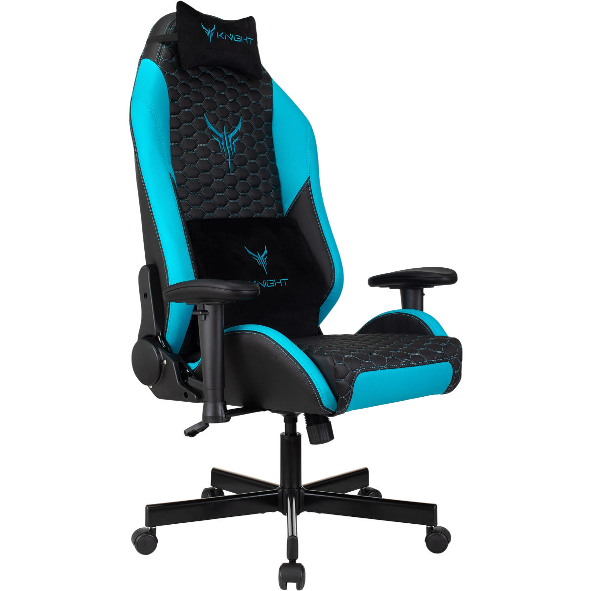 Игровое кресло Бюрократ Knight Neon Blue - KNIGHT NEON LBLUE