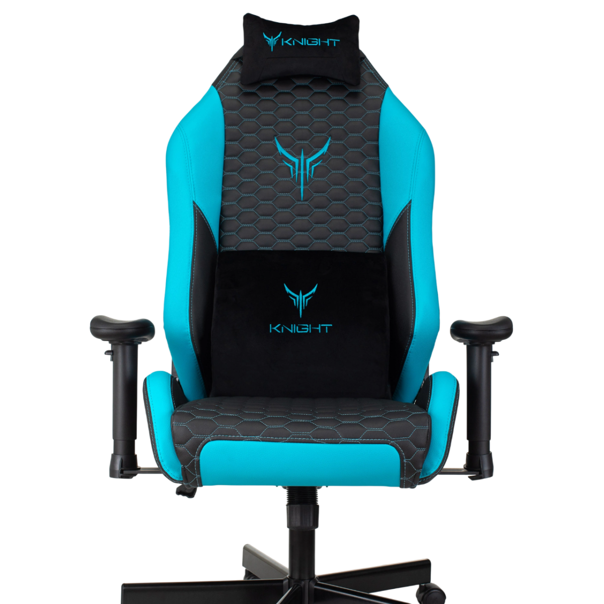 Игровое кресло Бюрократ Knight Neon Blue - KNIGHT NEON LBLUE - фото 7