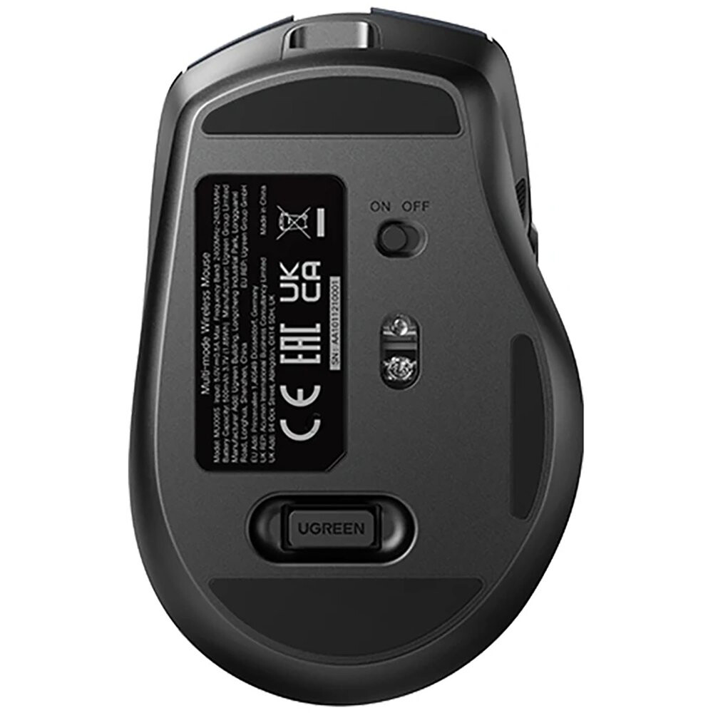 Мышь UGREEN MU006S Black (85082) - фото 4