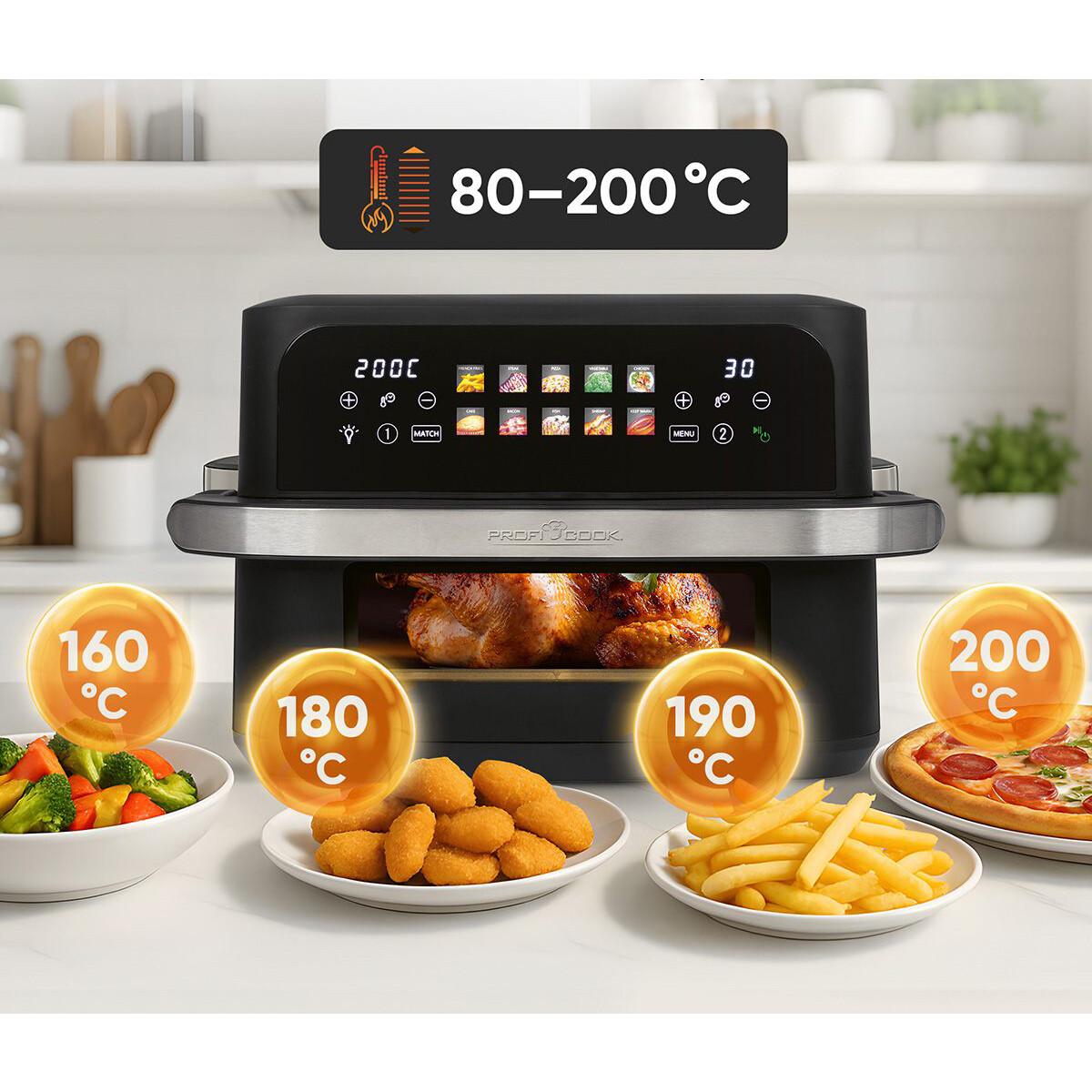 Аэрофритюрница Profi Cook PC-FR 1313 H - фото 3