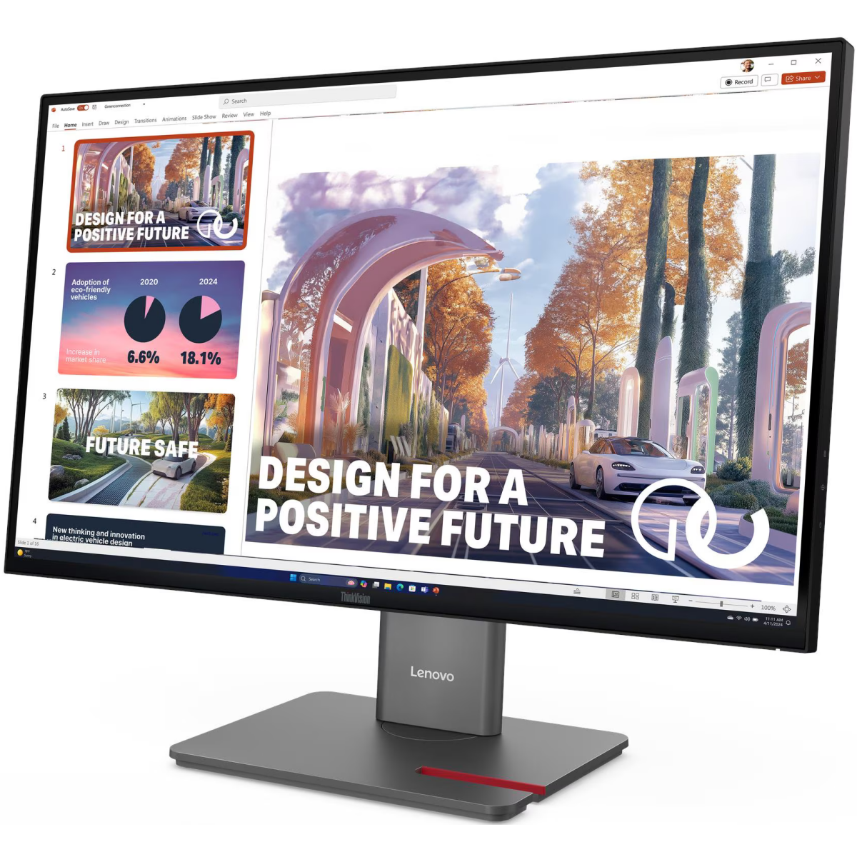 Монитор Lenovo 27" ThinkVision P27QD-40 (64B3GAT2EU) - фото 2