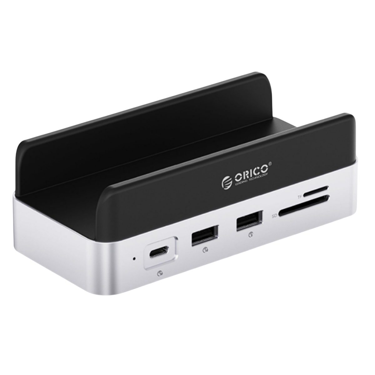 Док-станция Orico MiniDock Vertical Mac Mini Dock Stand Silver - ORICO-VS10-SV-EP