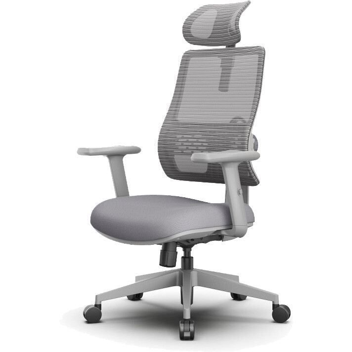 Офисное кресло FoxGear NETZ One Grey - FG-NETZ-ONE-DGGY - фото 7