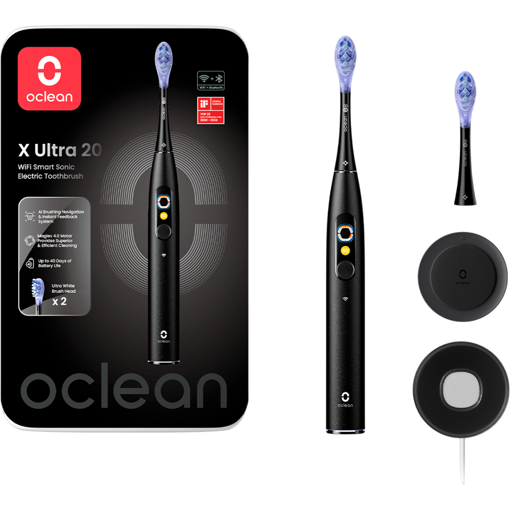 Зубная щётка Oclean X Ultra 20 Black - V8100 - фото 5