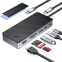 Док-станция Orico 8-IN-1 M.2 SSD Enclosure Black - ORICO-OM28P-G2-BK-EP - фото 2