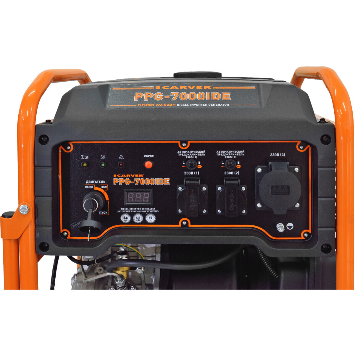Генератор CARVER PPG-7000IDE - 01.020.00071 - фото 8