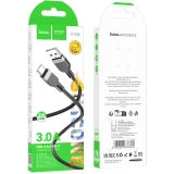 Кабель USB - USB Type-C, 3м, HOCO X109 Black (6942007636360)