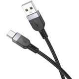 Кабель USB - USB Type-C, 3м, HOCO X109 Black (6942007636360)