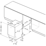 Встраиваемая посудомоечная машина KRONA GARDA 45 BI V2 (КА-00010305)