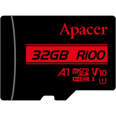 Карта памяти 32GB MicroSD Apacer R100 (AP32GMCSH10UB-RA)