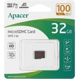 Карта памяти 32Gb MicroSD Apacer R100 (AP32GMCSH10UB-RA)