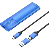Внешний корпус для SSD M.2 Orico PWEM2-G2 Blue (PWEM2-G2-BL-EP)