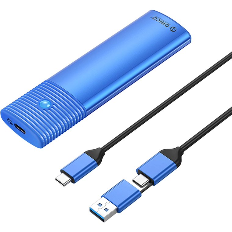 Внешний корпус для SSD M.2 Orico PWEM2-G2 Blue - PWEM2-G2-BL-EP