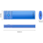Внешний корпус для SSD M.2 Orico PWEM2-G2 Blue - PWEM2-G2-BL-EP - фото 4