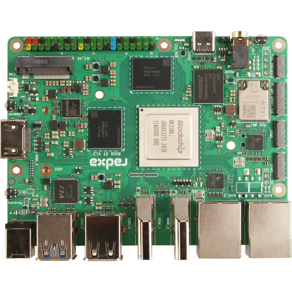 Одноплатный компьютер Radxa ROCK 5T 16/128Gb - RS139-D16E128J0P0W16