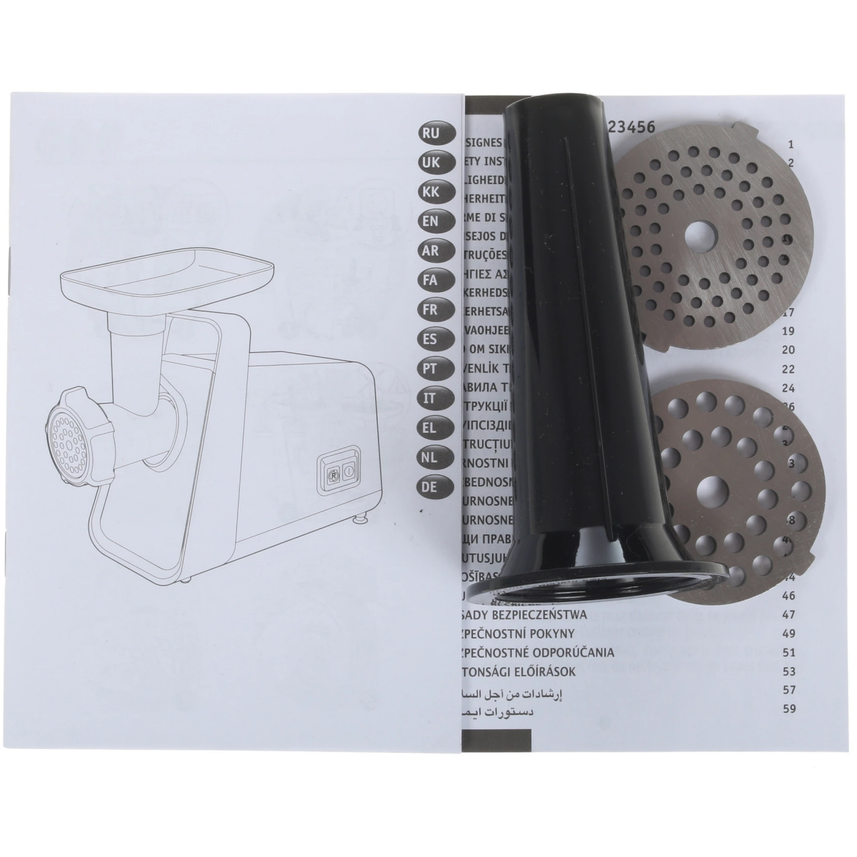 Мясорубка Moulinex ME306832 - фото 8