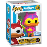 Фигурка Funko POP! Disney Mickey and Friends Devil Donald w/Pumpkin (BLKLT) Chase (2100901243532)