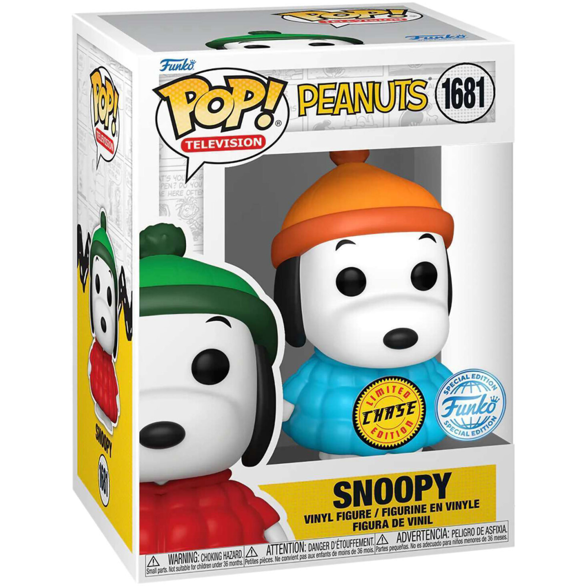 Фигурка Funko POP! TV Peanuts S7 Snoopy in Coat Chase SS - 2000901231907 - фото 2