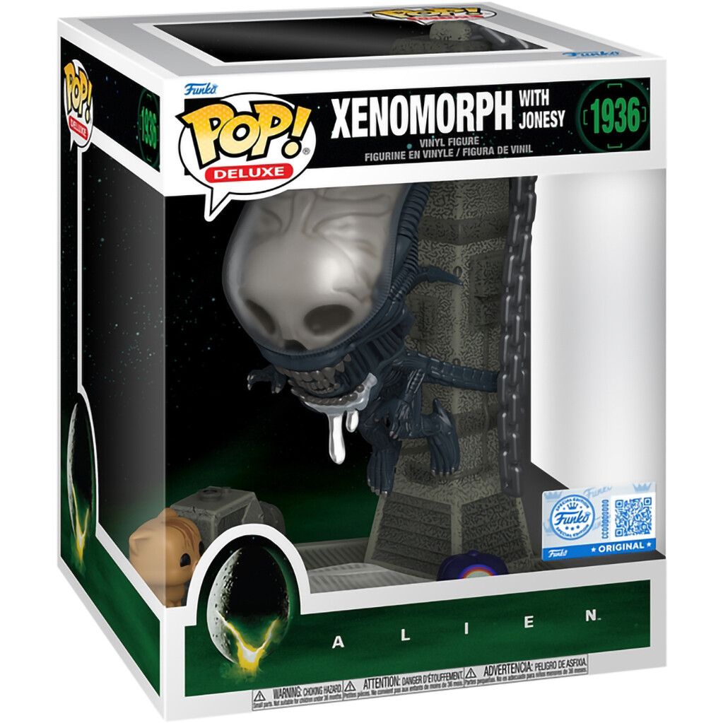 Фигурка Funko POP! Deluxe Alien Xenomorph with Jonesy - 88655 - фото 2