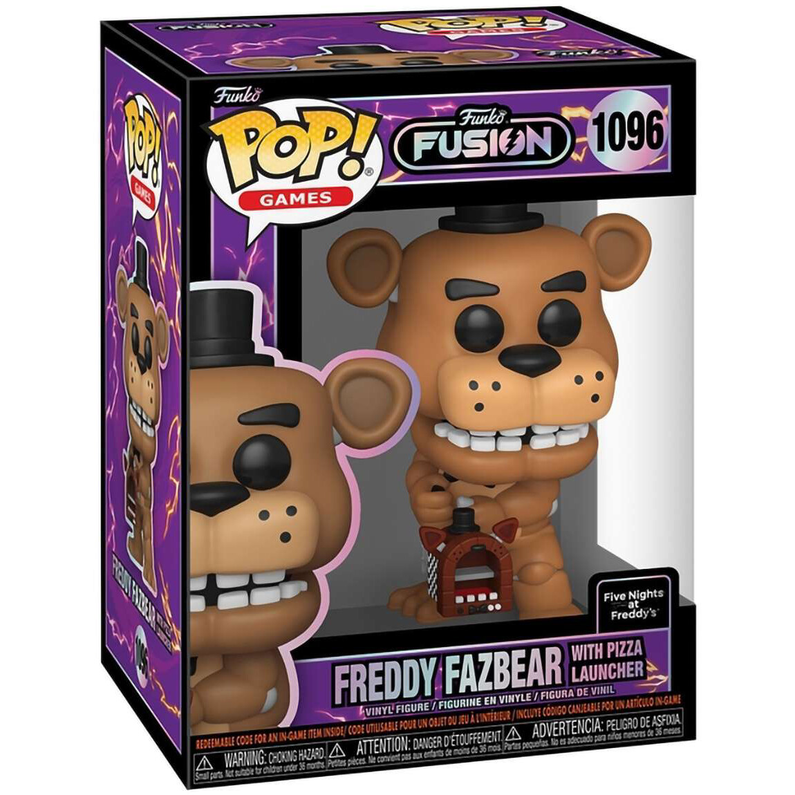 Фигурка Funko POP! Games Funko Fusion FNAF Freddy Fazbear w/Pizza Launcher - 88351 - фото 2