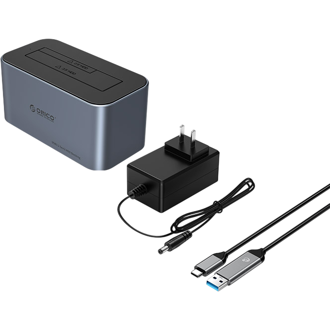 Док-станция для HDD Orico 6616C3 Grey - 6616C3-EU-GY-BP - фото 2